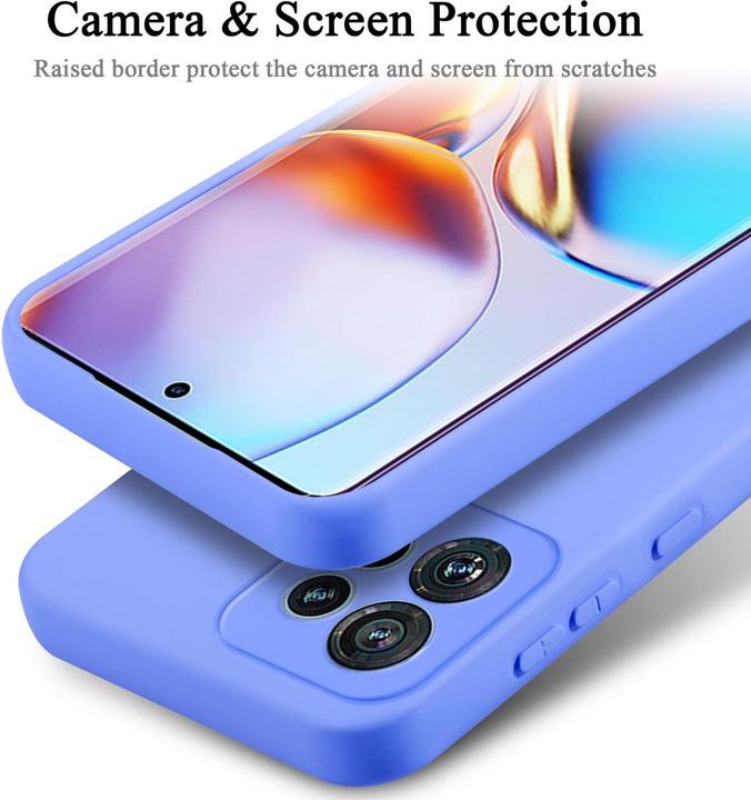 Actual product image Cadorabo Case for Motorola Edge 40 Pro TPU in liquid protection silicone design (Motorola Edge 40 Pro)