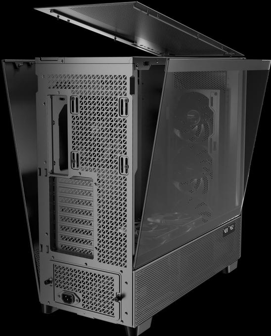 Actual product image Antec Geh FLUX PRO Midi Tower schwarz retail (mATX, ITX, ATX)
