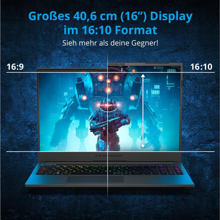 Produktbild Erazer Major X20 16" QHD i9-14900HX 32GB/2TB SSD RTX 4070 Win11 MD62617 (16", Intel Core i9-14900HX, 32 GB, 2000 GB, DE)