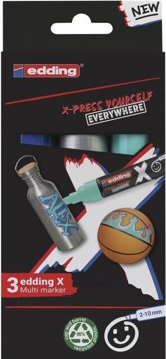 Actual product image Edding 6900 X Multimarker set of 3 (Ocean Colour, 10 mm, 3 x)
