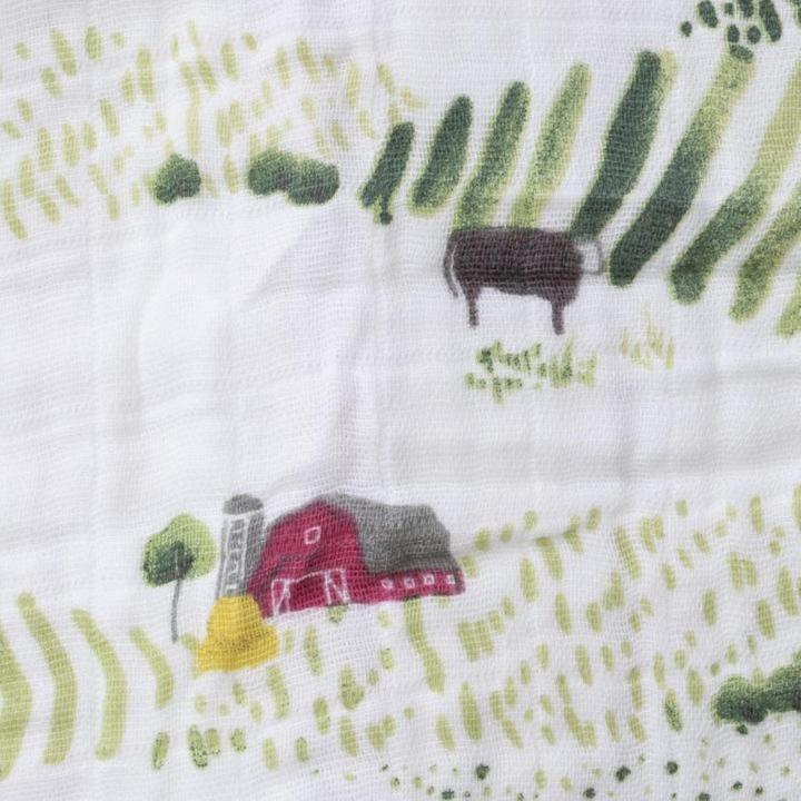 Actual product image little unicorn Big Kid Quilt (183 x 152 cm)