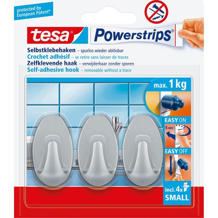 Produktbild tesa Powerstrips Haken SMALL oval