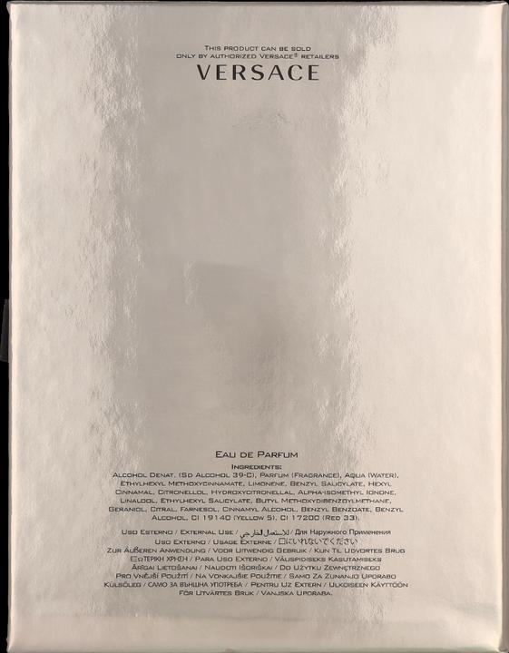 Actual product image Versace Eros (Eau de parfum, 100 ml)