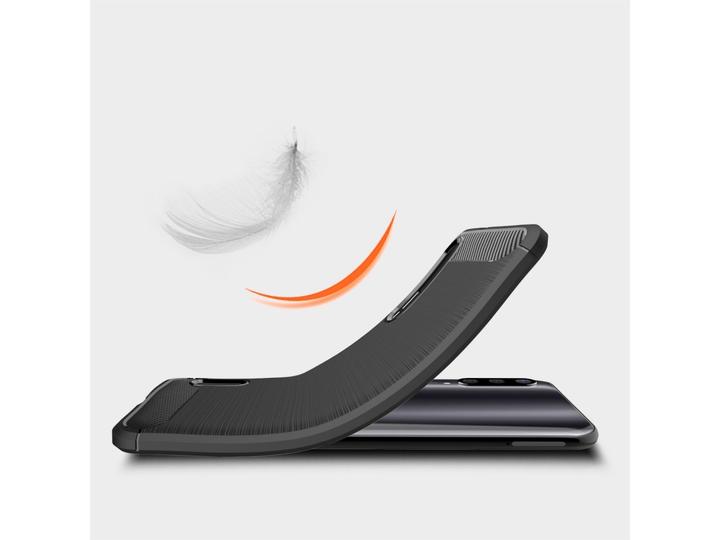Immagine prodotto Screenguard Xiaomi Mi A3 Scafo Carbonio Spazzolato Morbido TPU (Mi A3)