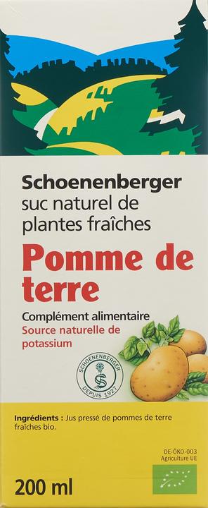 Produktbild Schönenberger Kartoffel naturreiner Frischpflanzensaft Bio Saft (1 Stück, Flüssigkeit, 429 g)