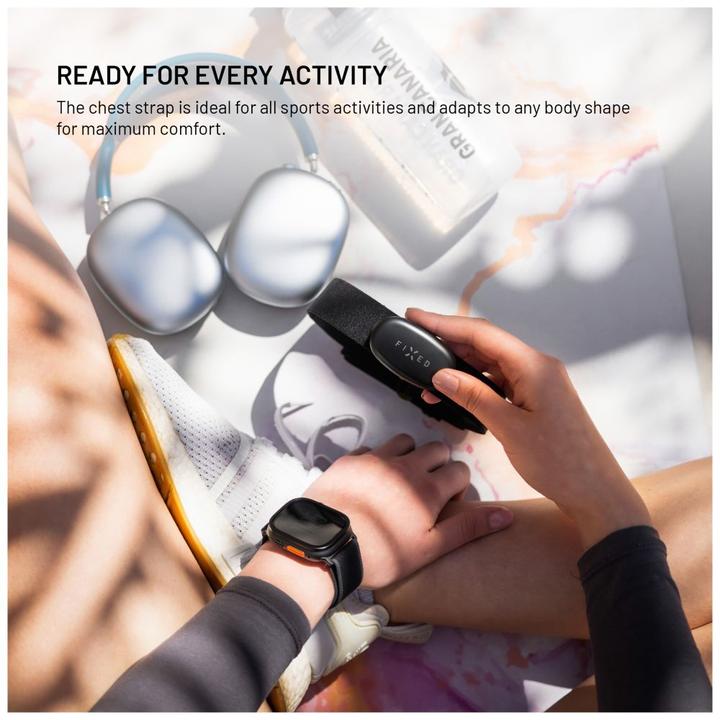 Produktbild Fixed Pulse Dual Brustgurt mit Herzfrequenzmessung HR+HRV-Messung