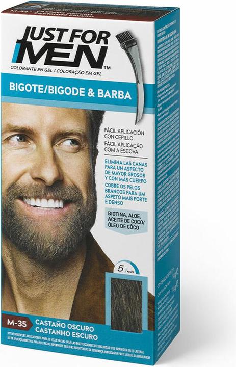 Produktbild Just For Men Mostache And Beard Dark Brown 28 4g