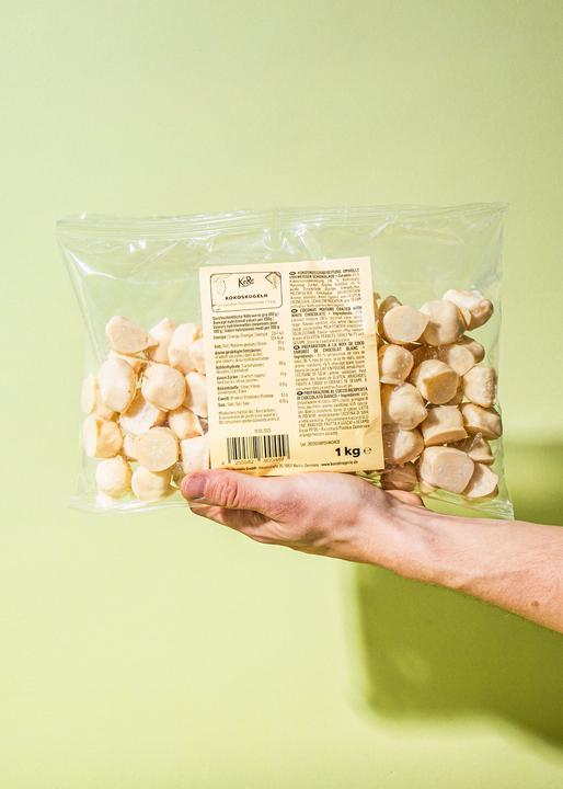 Immagine prodotto KoRo Preparato al cocco ricoperto di cioccolato bianco (1000 g)