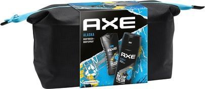 Immagine prodotto AXE Set regalo Alaska Spray per il corpo e borsetta per il lavaggio 150ml 250ml (Set per la cura del corpo)