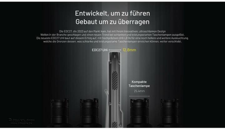 Actual product image Nitecore EDC27 UHI (13.53 cm, 3100 lm)