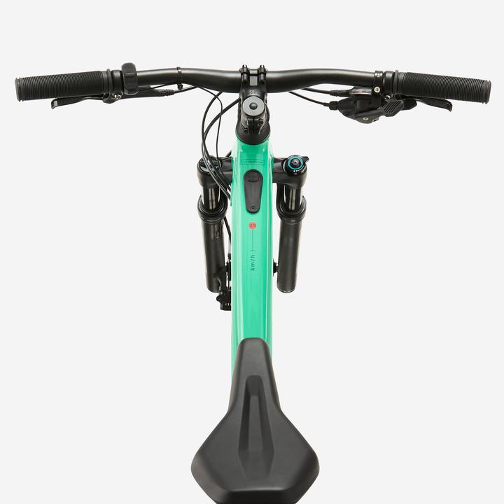 Actual product image Rockrider Kinderfahrrad E-Mountainbike 26 Zoll E-EXPL 900 grün (66.04 cm)