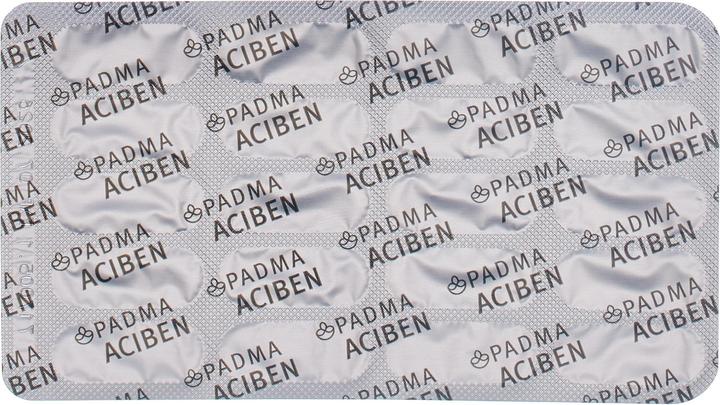 Valeurs nutritives et ingrédients Padma Climat stomacal équilibré d'Aciben (40 pièce(s), Capsules, 40 g)