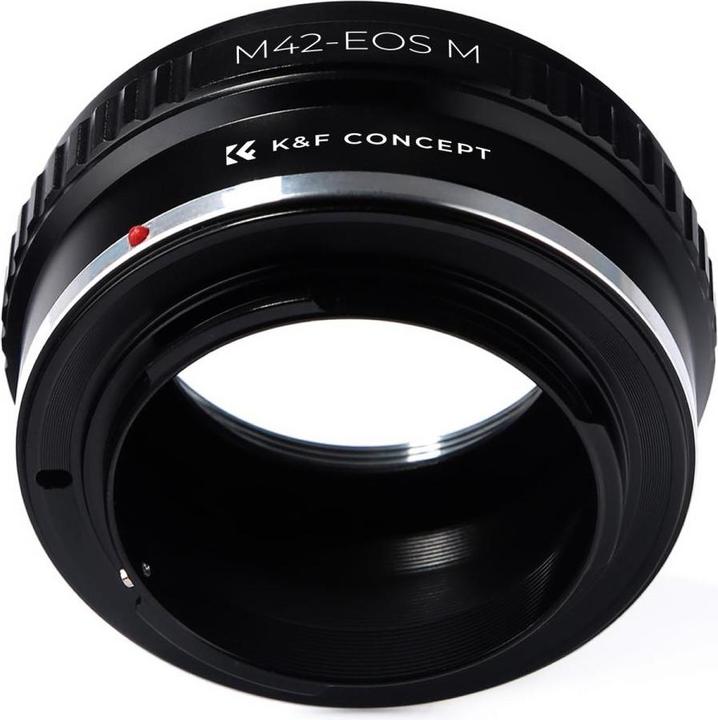 Actual product image K&F Concept High Precision Lens Adapter Mount, M42-EOS M