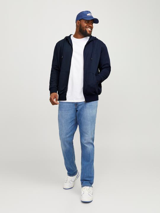 Produktbild Jack & Jones Durchgehender Reissverschluss Plus Size Hoodie (XXL)