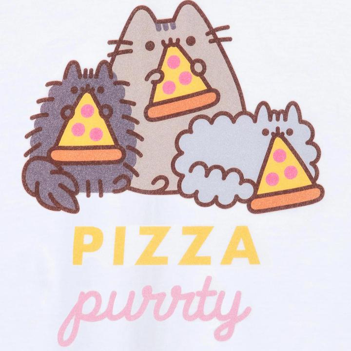 Produktbild Pusheen Pizza Purrty TShirt Mädchen kurzärmlig (146, 152)