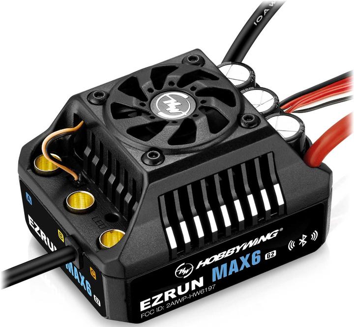 Produktbild Hobbywing Ezrun MAX6 G2 Regler 200 Amp, 3-8s LiPo, BEC 8A