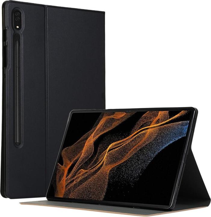 Actual product image Cover-Discount Galaxy Tab S8 Ultra - Tri-fold Smart Case black (Galaxy Tab S8 Ultra)