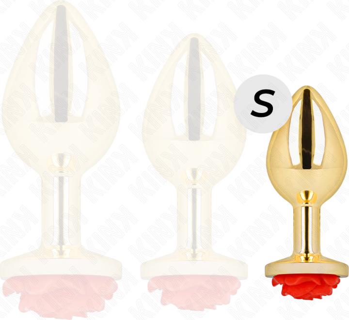 Image du produit Kink - Plug Anal Gold Rose Rot Grã–Sse S