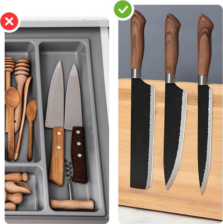 Image du produit Hermex Support magnétique pour couteau de cuisine