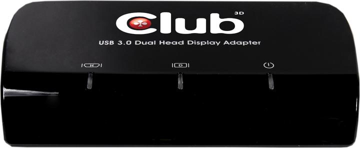 Image du produit Club 3D SenseVision USB3.0 to DVI-I & HDMI Graphics Adapter (HDMI, DVI, 6.40 cm)