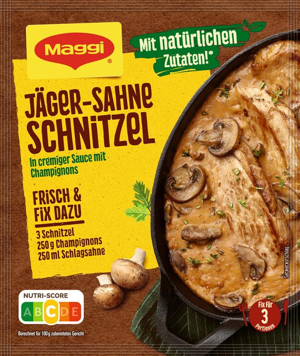 Produktbild Maggi FIX Jäger Sahne Schnitzel (27 g)