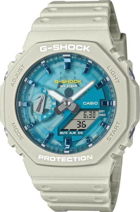 Image du produit Casio GA-2100AS-5AER Herrenuhr G-Shock Classic 45mm 20ATM (Montre analogique)