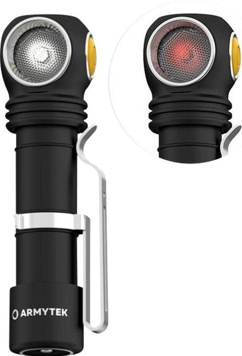Produktbild ArmyTek Wizard C2 WR Magnet USB Multifunktionslampe warm & red (11.20 cm, 1100 lm)