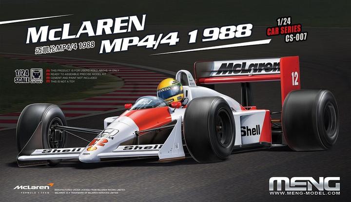 Actual product image Meng-Model McLaren MP4/4 1988