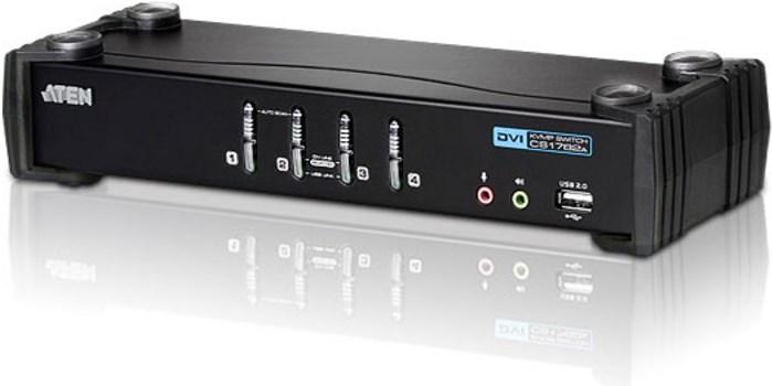 Produktbild Aten CS1764A, 4 Port KVM Switch, 2x USB, DVI