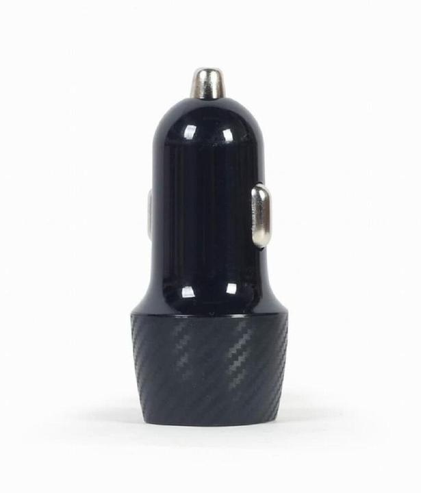 Produktbild Gembird 2-Port-USB-Auto-Schnellladegerät, Typ-C PD, 18 W, schwarz