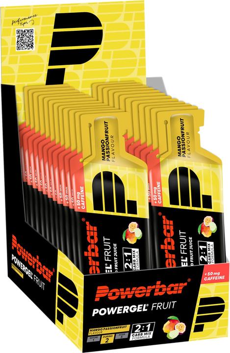 Actual product image Powerbar PowerGel Fruit (Mango, Passion fruit, Caffeine, 24 pcs., 984 g)
