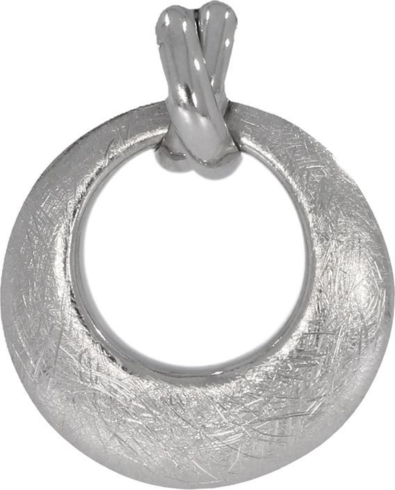 Xen Anhänger rund eismattiert 925 Sterling Silber (One Size, 925 Silber)