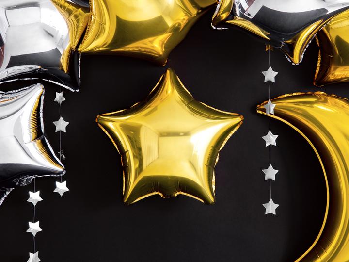 Produktbild Partydeco Sternballon Gold 48cm (1 x)
