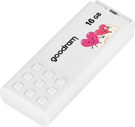 Image du produit Goodram Pendrive UME3-0160W0R11-V (16GB USB 3.0 kolor biały) VALENTINE (16 Go, USB-A)