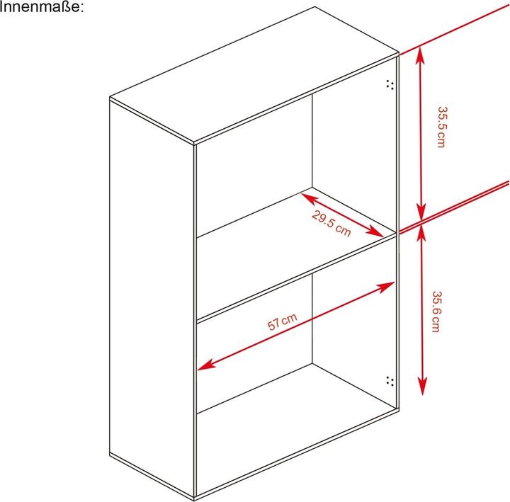 Image du produit HTI-Line Commode (60 x 30.5 x 77 cm)