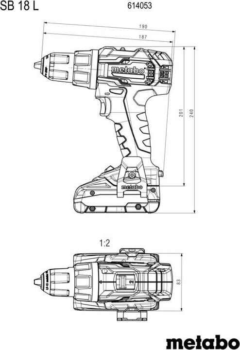 Produktbild Metabo SB 18 L Set (Akkubetrieb)