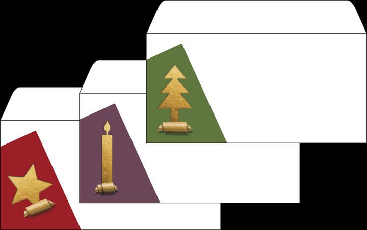 Image du produit Sigel N'Envelop.Cut-out Style or (220 x 110 mm, 25 x)