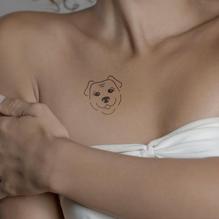 Immagine prodotto minink Tatuaggio temporaneo - Cane che ride