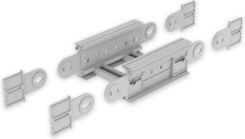 Actual product image Unex 67332-04 Articulated arch vertical 135x300 made of U23X RAL7035