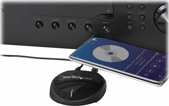 Produktbild StarTech COM Bluetooth 5.0 Audio Receiver - NFC and aptX Support - Wolfson DAC - 2 channel RCA audio (Empfänger)