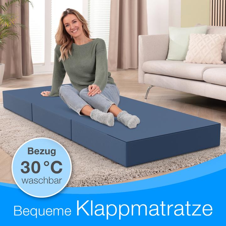 Produktbild Bestschlaf Klappbare Gästematratze (90 x 200 cm, Schaumstoffkern)