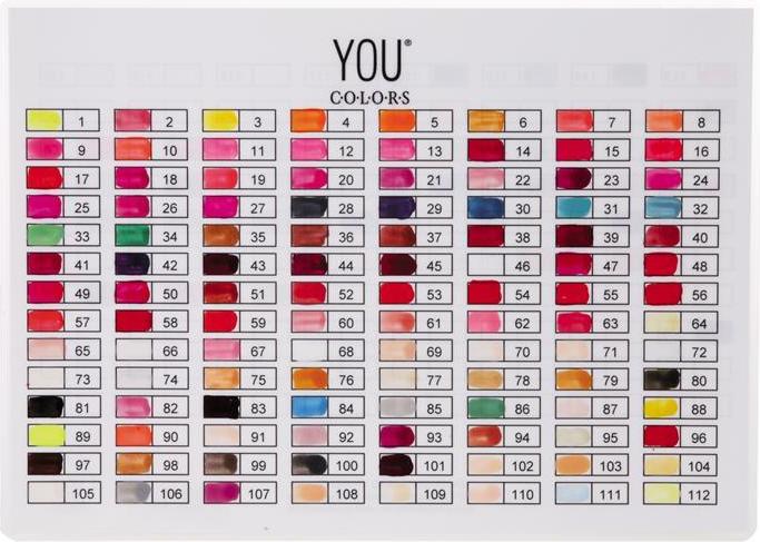 Image du produit You Nails Nuancier de vernis à ongles