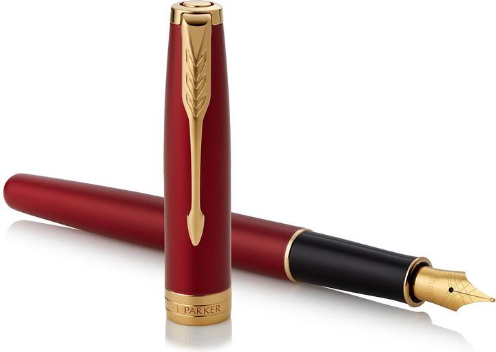 Produktbild Parker Pen Sonnet (Gold, Rot, 1 x)