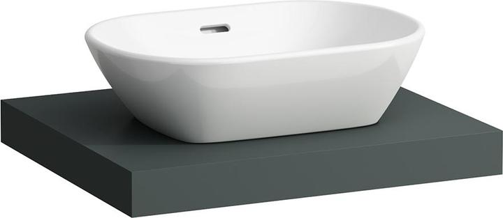 Actual product image Laufen Lani vanity top, one cutout center, 585x495x65mm, H404641112