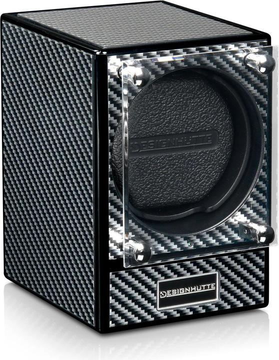 Produktbild Designhütte Uhrenbeweger Piccolo 2.0 (ohne Netzteil) - Carbon Lack