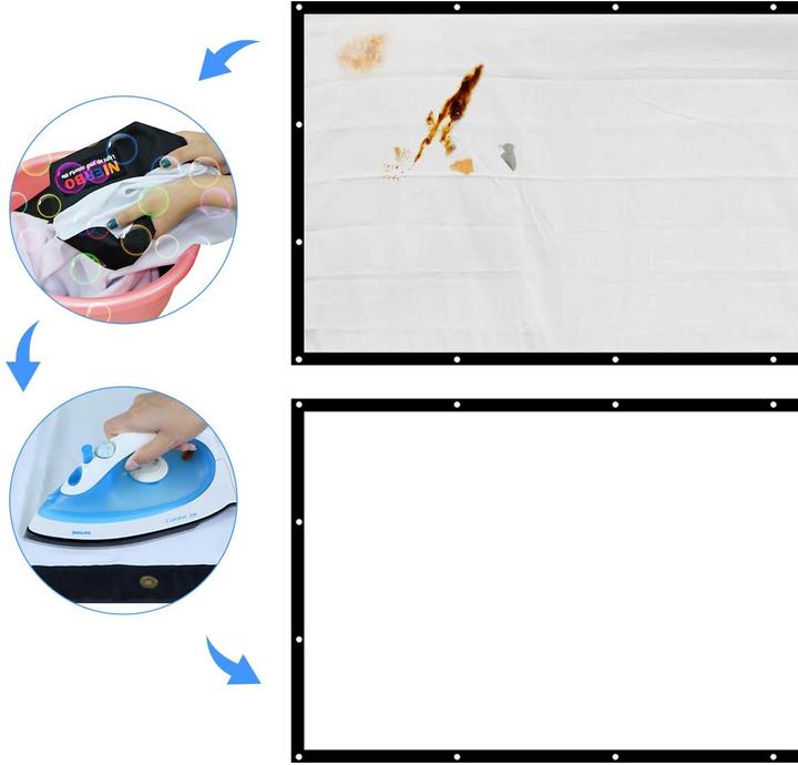 Produktbild Nierbo Beamer Leinwand (150", 16:9)