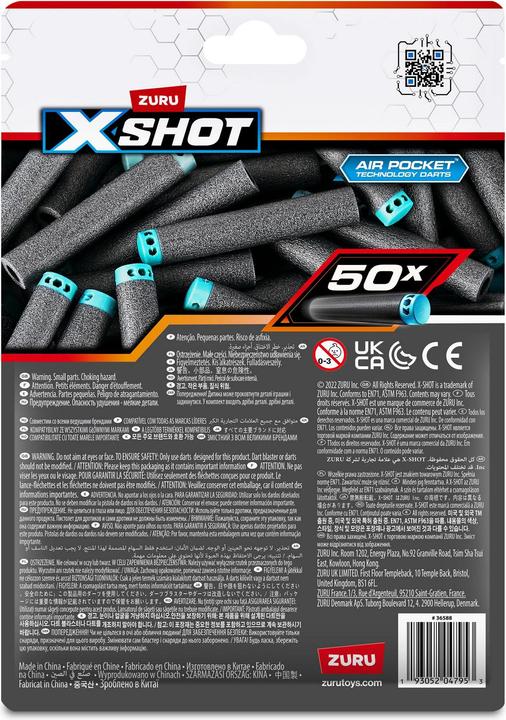 Actual product image Xshot X-SHOT 50s refill pack darts