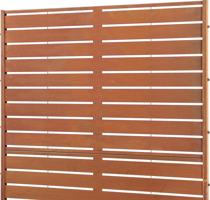 Produktbild Casa.Pro Trennwand Nodepp Cortenstahl 180x90 cm Edelrost (180 x 90 x 40 cm)