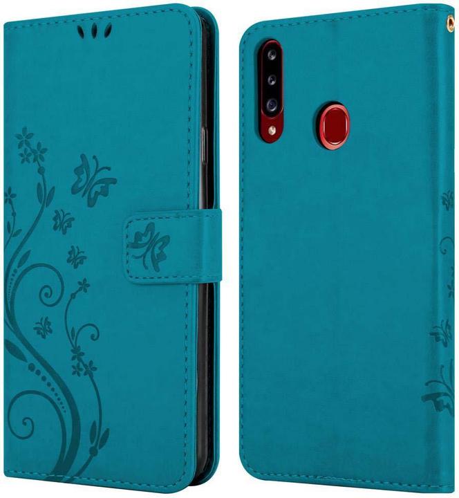 Image du produit Cadorabo Couverture du livre de fleurs (Samsung Galaxy A20s)