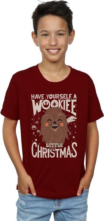 Star Wars Wookiee Little Christmas TShirt Jungen